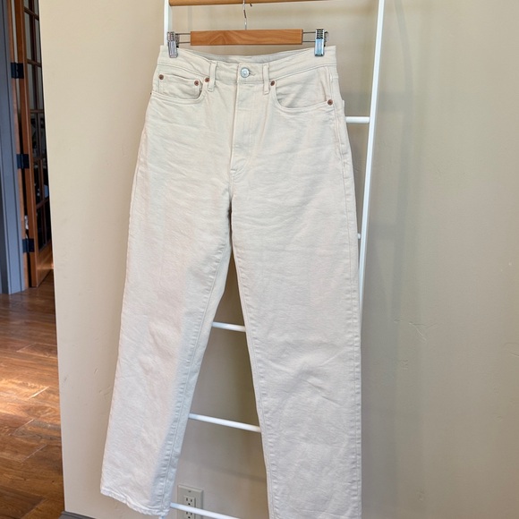 Buck Mason Rider Jeans in Natural Like New Sz 28 - Picture 6 of 14